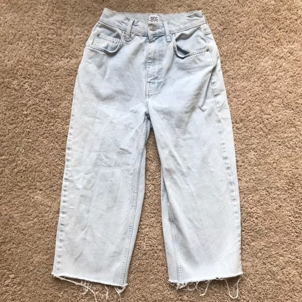 Urban Outfitters light wash high rise baggy jeans